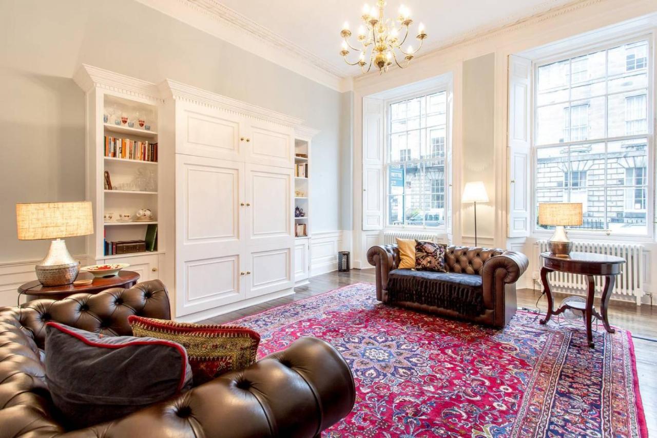 Joivy Converted Flat In Historic Building In New Town 爱丁堡 外观 照片